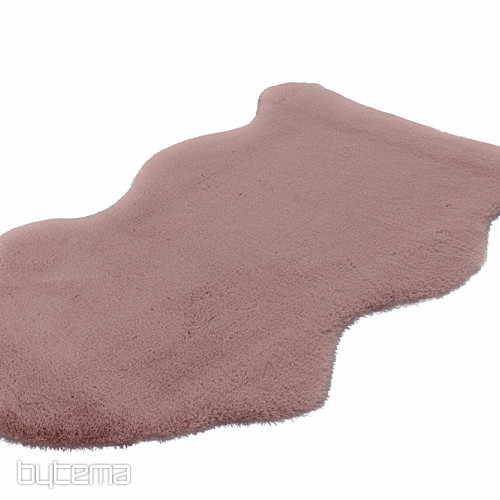 Tapis moderne COSY 500 rose poudré