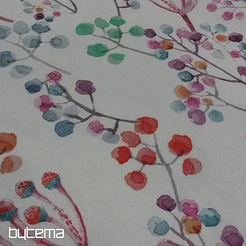 Tissu déco LOUKA lilas