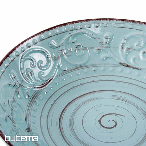 Assiette creuse BLEU RELIEF 22X4 CM