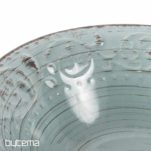 Bol BLEU RELIEF 24,5x7cm