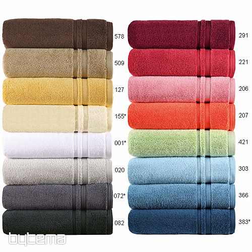 Serviette et drap de bain luxe MANHATTAN GOLD 127 ocre