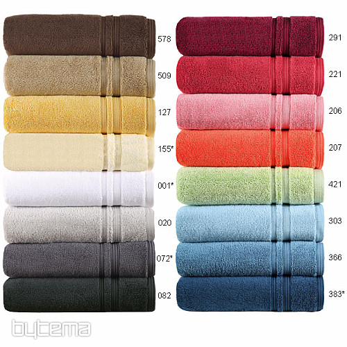 Serviette et drap de bain luxe MANHATTAN GOLD 366 gris-bleu