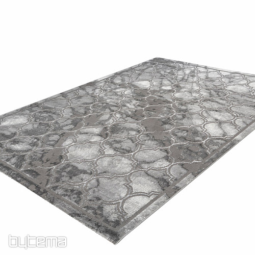 Tapis moderne MARMARIS 401 argent
