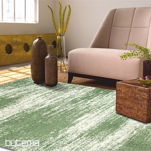 Tapis en morceaux SHAGGY NIZZA vert menthe