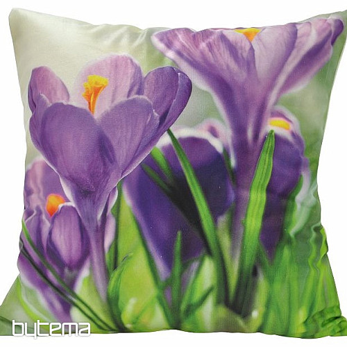 Housse de coussin déco CROCUSES
