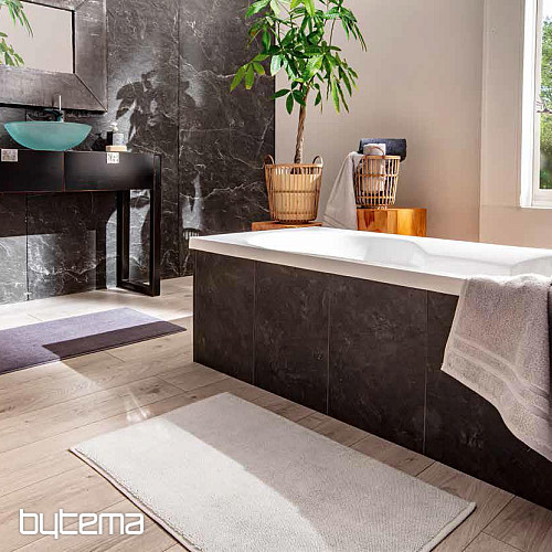 Tapis de bain en coton BOSTON tm. gris 072