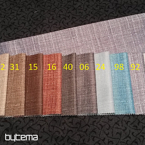 Tissu décoratif DIMOUT pour rideaux marron 15
