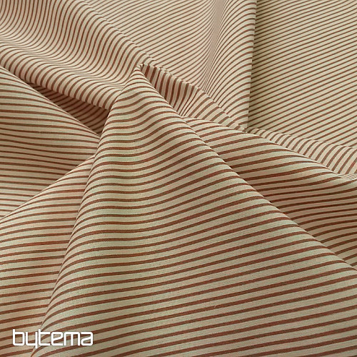 Tissu coton STRIP vieux rose