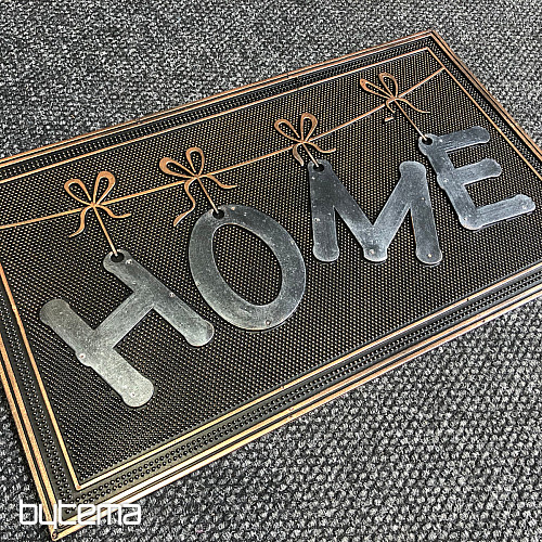 Tapis en caoutchouc HOME avec nœuds