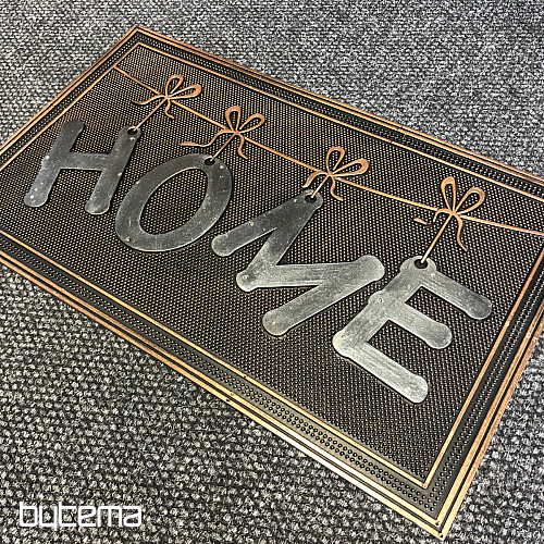 Tapis en caoutchouc HOME avec nœuds