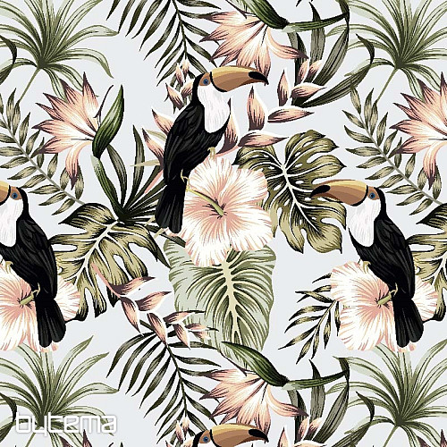Tissu déco AMERICA toucan