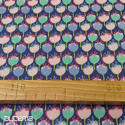 Tissu coton TULIPE