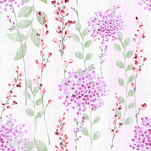 Tissu décoratif VALQUIRA feuilles 301