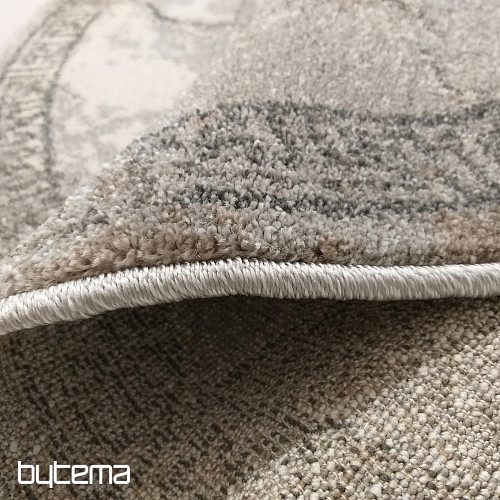 Tapis moderne ovale VISTA BLANC GRIS