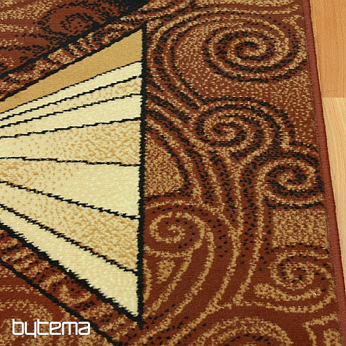Tapis en pièces HAWAII marron