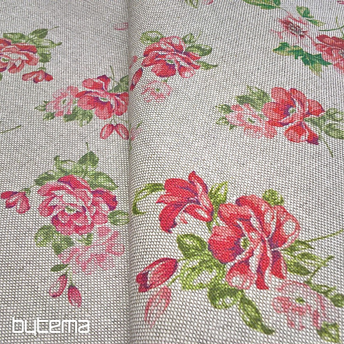 Tissu déco MARTA fleurs numérique
