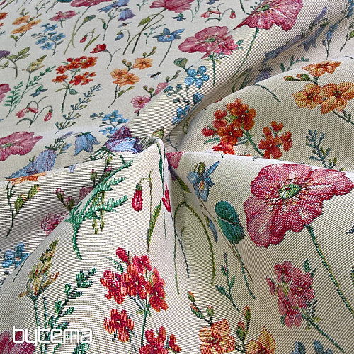 Tissu à tapisserie BLOOMING MEADOW