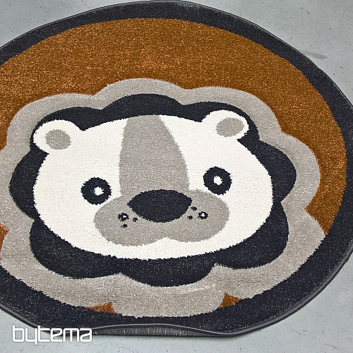 Tapis rond enfant Animaux VEGAS