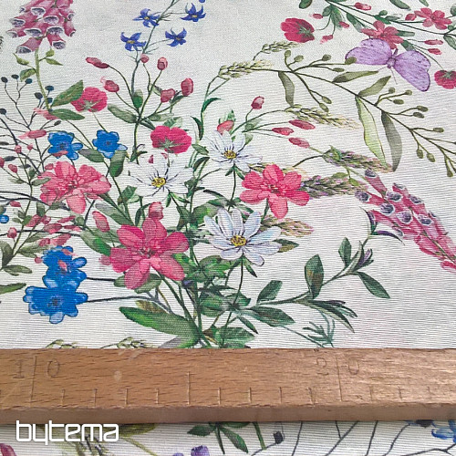 Tissu décoratif MALVA MEADOW BLOSSOM