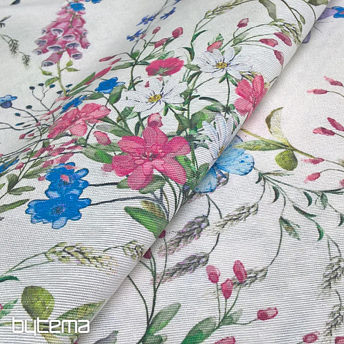 Tissu décoratif MALVA MEADOW BLOSSOM