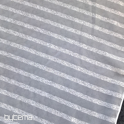Rideau de luxe STRIPE blanc