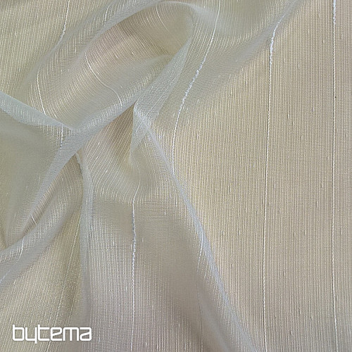 Rideau 2931/10 rayures blanc